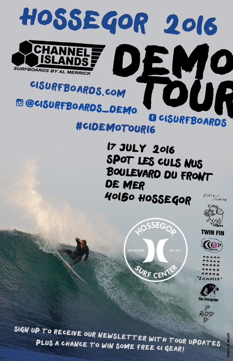 DEMO TOUR HOSSEGOR, FRANCE Channel Islands Surfboards