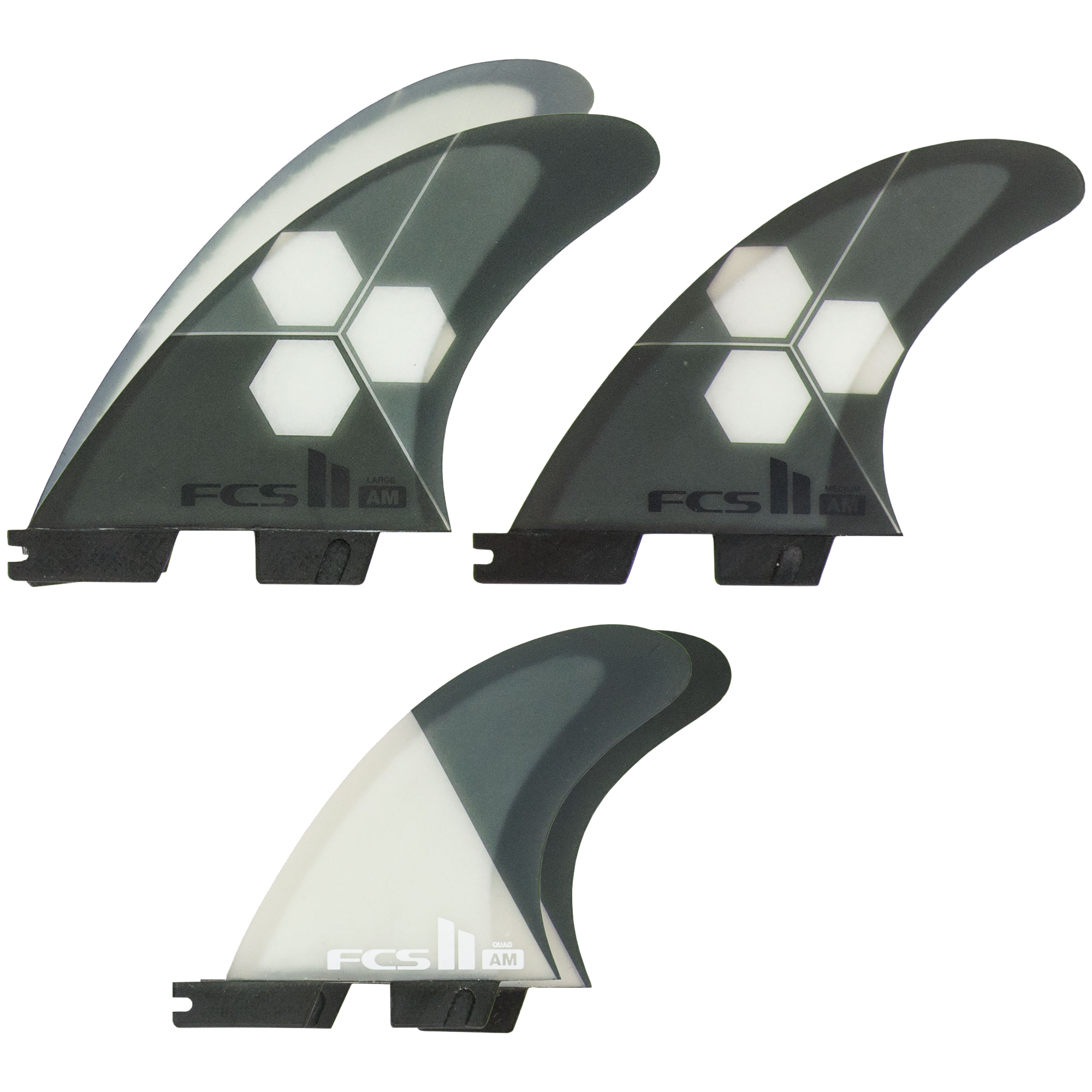 FCS II AirCore 5 Fin Set Large Channel Islands Surfboards